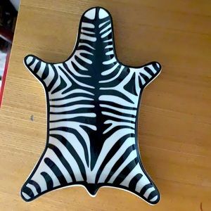 Jonathan Adler Zebra Jewelry Dish